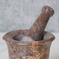 Lattice Gray Stone Leaf Tealight Holder