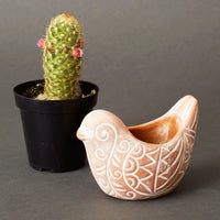 Mini Terracotta Bird Pot