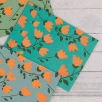 Pastel Floral Greeting Card Set of 3