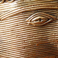 Brass Dhokra Tribal Woman Face Succulent Planter