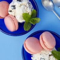 Hebron Glass Blue Icecream Bowl Set