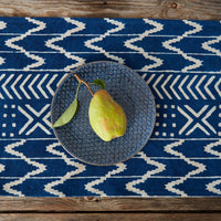 Indigo Block Print Table Runner