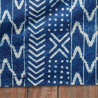 Indigo Block Print Table Runner