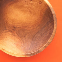 Medium Round Olive Wood Bowl