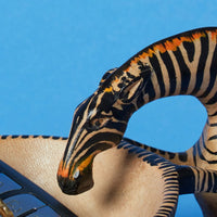 Painted Wood Zebra Keys Paper Clips Ring Dish