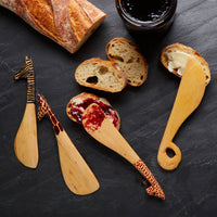 Painted Wood Safari Animals Spreader Set