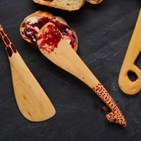 Painted Wood Safari Animals Spreader Set