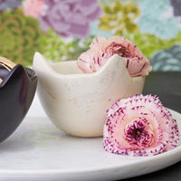 Kisii Stone Black Cat White Cat Ring Paper Clips Dish Set