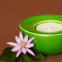 Kisii Stone Blue Green Tealight Holder Set