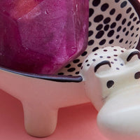 Kisii Stone Hippo Footed Ring Paper Clips Dish