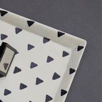 Kisii Stone Triangle Pattern Ring Jewelry Tray