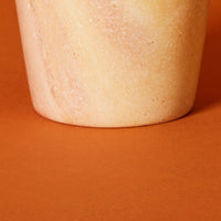 Small Kisii Stone White Succulent Pot