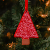 Kisii Stone Colorful Holiday Trees Ornament Set of 3