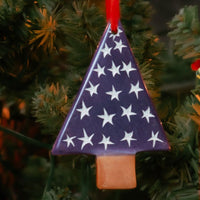 Kisii Stone Colorful Holiday Trees Ornament Set of 3