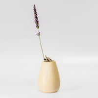 Kisii Stone White Short Bud Vase Succulent Pot