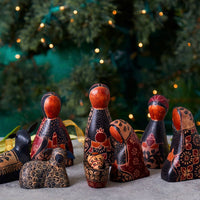 Small Batik Tabeltop Nativity Set
