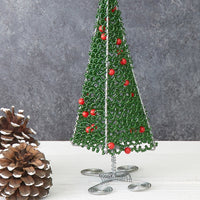 Maasai Beads Short Decorative Tabletop Christmas Tree