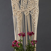 Pink Felt Hanging Succulent Planter Set