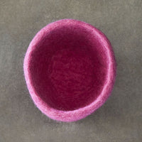 Pink Felt Succulent Planter