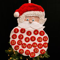 Felt Santa Claus Advent Calendar