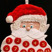 Felt Santa Claus Advent Calendar