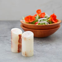 Onyx Marble Stone Salt Pepper Shakers