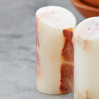 Onyx Marble Stone Salt Pepper Shakers