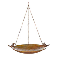 Hanging Metal Bowl Bird Bath