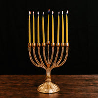 Gold Vine Menorah