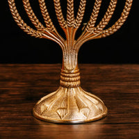Gold Vine Menorah