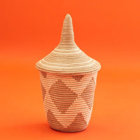 Mini Beige Sisal Agaseke Peace Basket