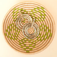 Mini Green Sisal Jewelry Ring Dish Garlic Kitchen Woven Bowl