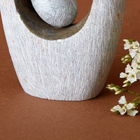 Shona Stone Newborn Family Sculpture