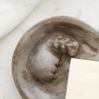 Shona Stone Bathing Hippo Soap Ring Paper Clips Dish