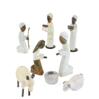 Shona Stone 8 piece Nativity Scene