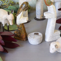 Shona Stone 8 piece Nativity Scene