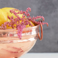 Large Copper Footed Bowl