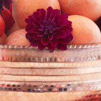 Jumbo Hammered Copper Footed Bowl Brass Handles