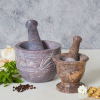 Mini Stone Dry Spice Mortar Pestle