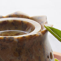 Stone Pot Tealight Candle Oil Diffuser