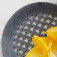 Lattice Gray Stone Coasters Set