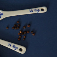 Blue Floral Ceramic Measuring Spoons