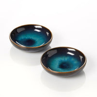 Night Sky Ceramic Oil Cruet Dipping Bowls Set