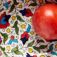 Ceramic Palestine Blue Floral Deep Serving Bowl Set