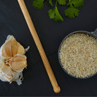 Rwanda Hand Carved Natural Beige Musave Wood Round Spoon