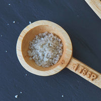 Rwanda Tall Hand Carved Natural Beige Musave Wood Measuring Spoons