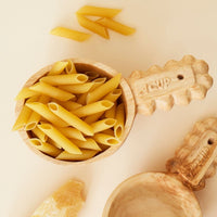 Rwanda Hand Carved Natural Musave Wood Measuring Cups Set