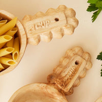 Rwanda Hand Carved Natural Musave Wood Measuring Cups Set