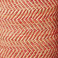 Medium Red Iringa Indoor Planter Toy Storage Woven Basket