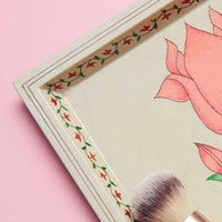 Small Beige Bold Floral Tray